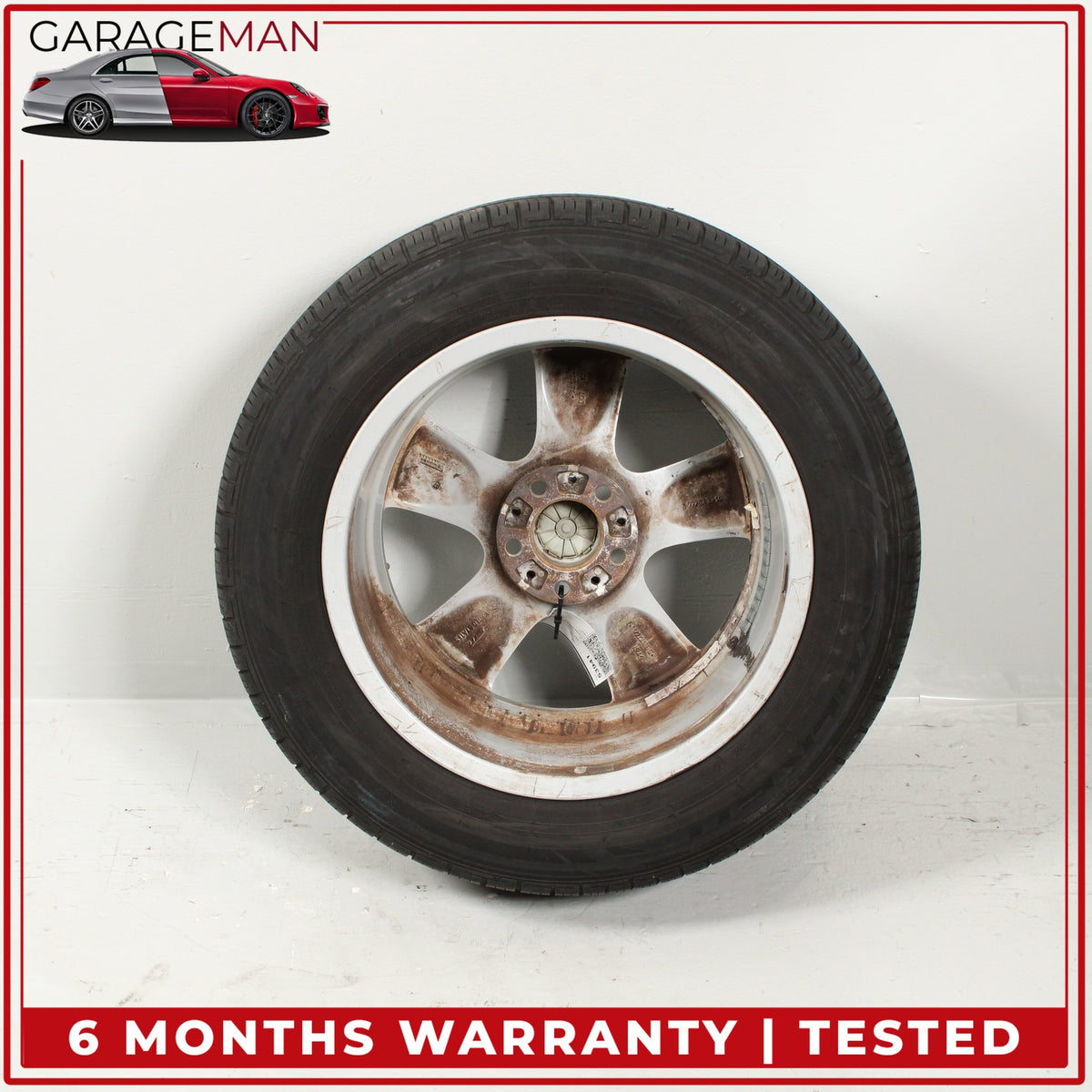 2007-2013 BMW X5 E70 Front or Rear Wheel Rim w/ Tire 8.5JX18EH2 IS46 6772243 OEM