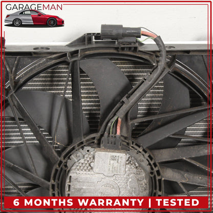 2010-2016 Porsche Panamera 970 Engine Cooling Radiator AC A/C Condenser OEM