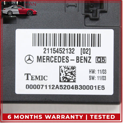 2003-2011 Mercedes-Benz E350 W211 Sedan BCM Body Comfort Control Module Unit 2115452132 OEM