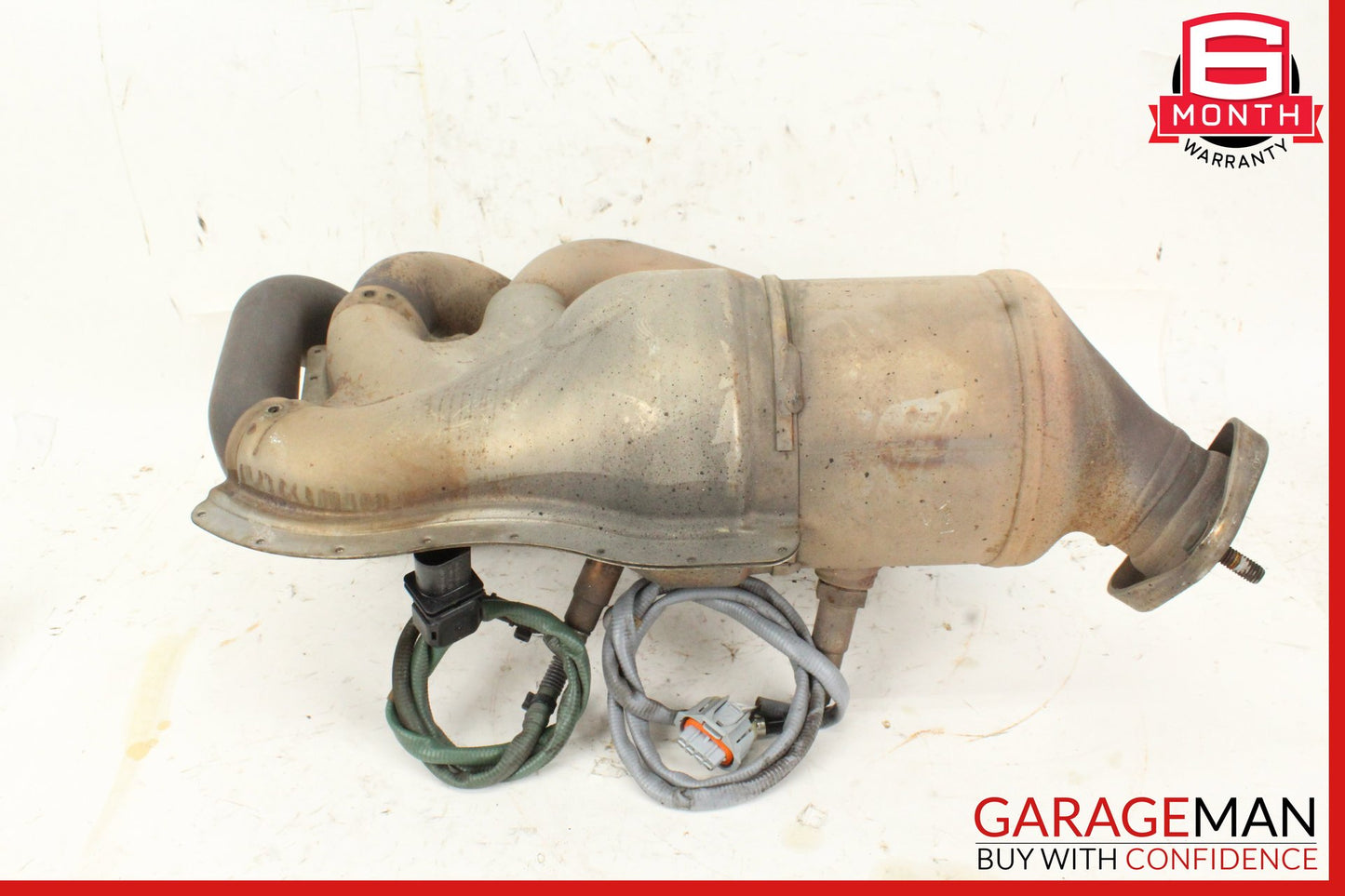 2014-2016 Porsche Cayman 981 Right Side Exhaust Manifold Catalytic Converter OEM