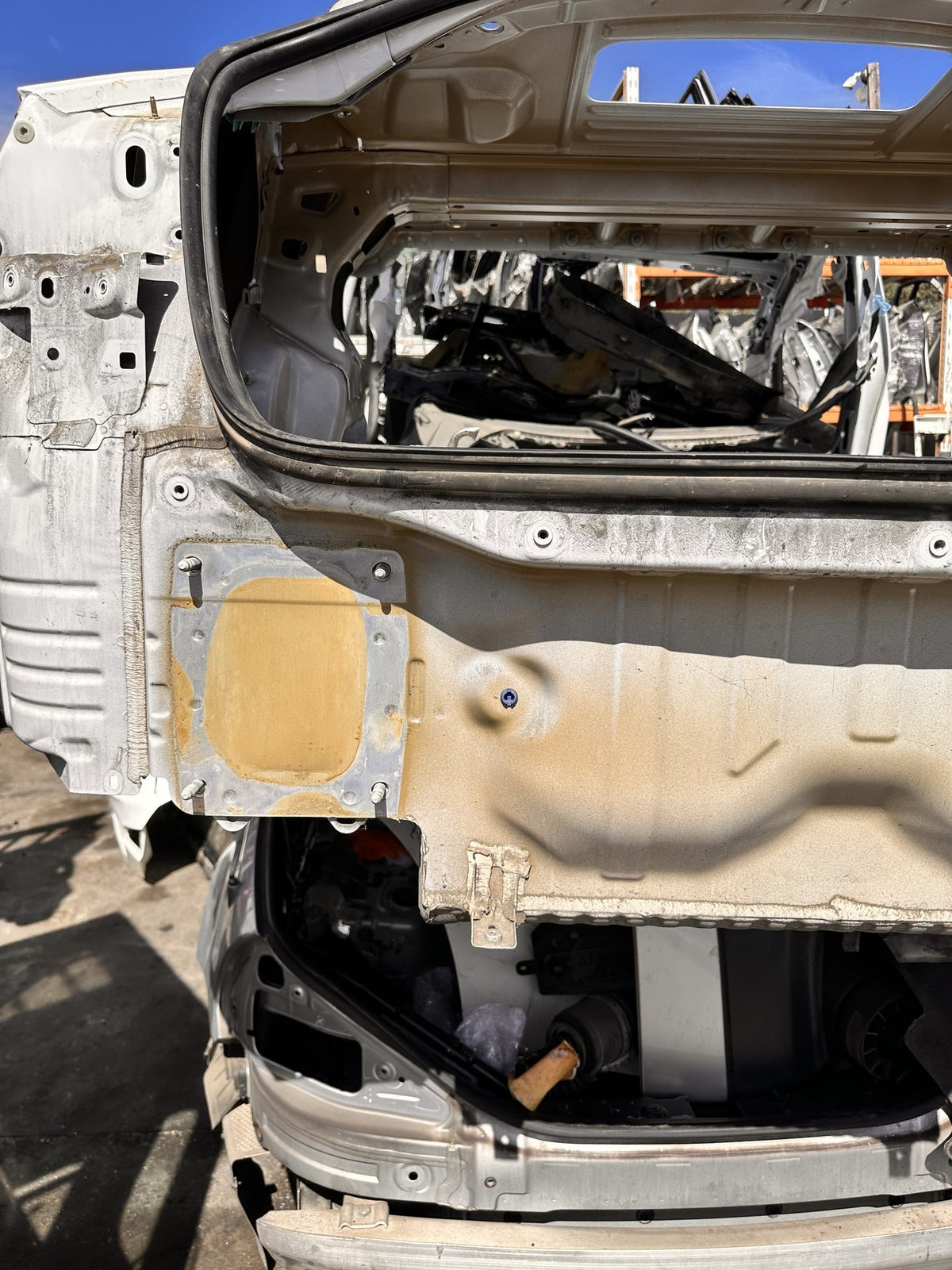 2017-2023 Tesla Model 3 Rear Tail Panel Bucket Upper & Lower Structural Rail OEM