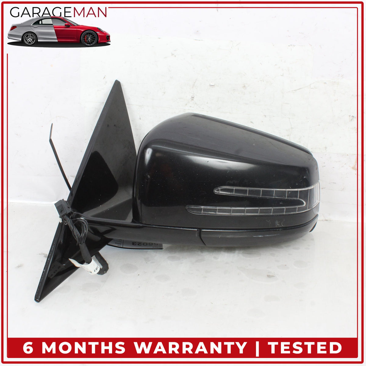 2010-2017 Mercedes C207 E550 Coupe Left Door Rear View Mirror w/ Blind Spot OEM