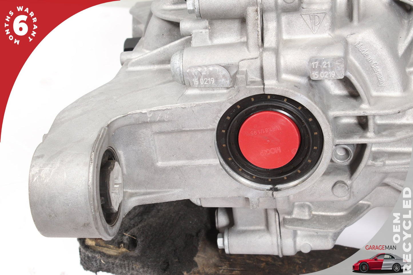 2011-2018 Porsche Cayenne Panamera Rear Diff Carrier w/ Lock Actuator OEM