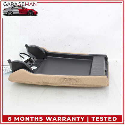 2010-2016 Porsche Panamera 970 Front Center Console Armrest Lid Cover Beige OEM