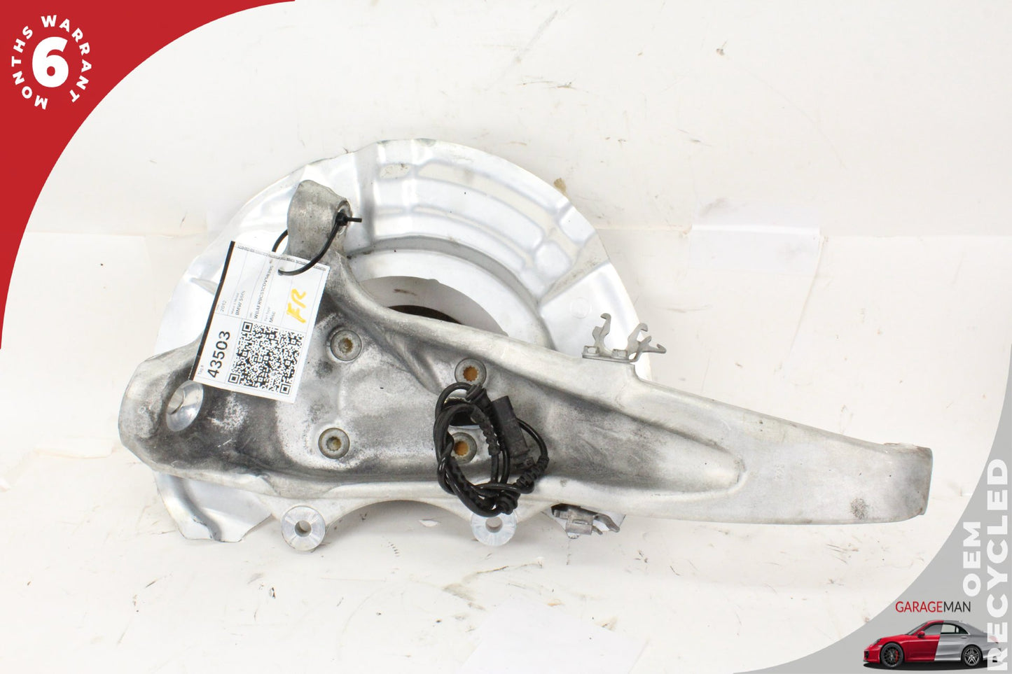 2011-2016 BMW F10 550i RWD Front Right Spindle Knuckle Wheel Hub 31206850158 OEM