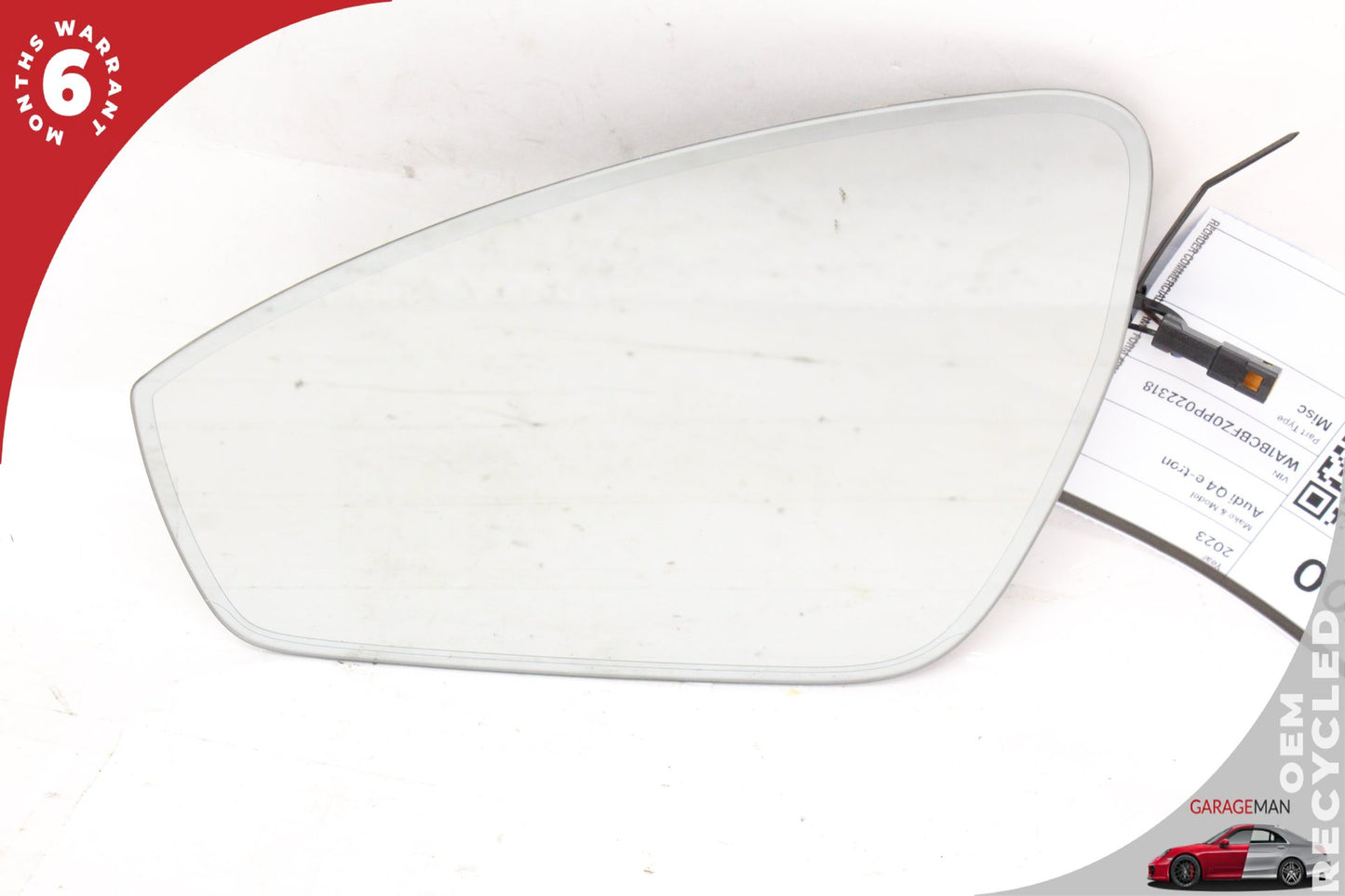 2022-2025 Audi Q4 E-Tron Front Left Door Rear View Mirror Glass 89B857535 OEM