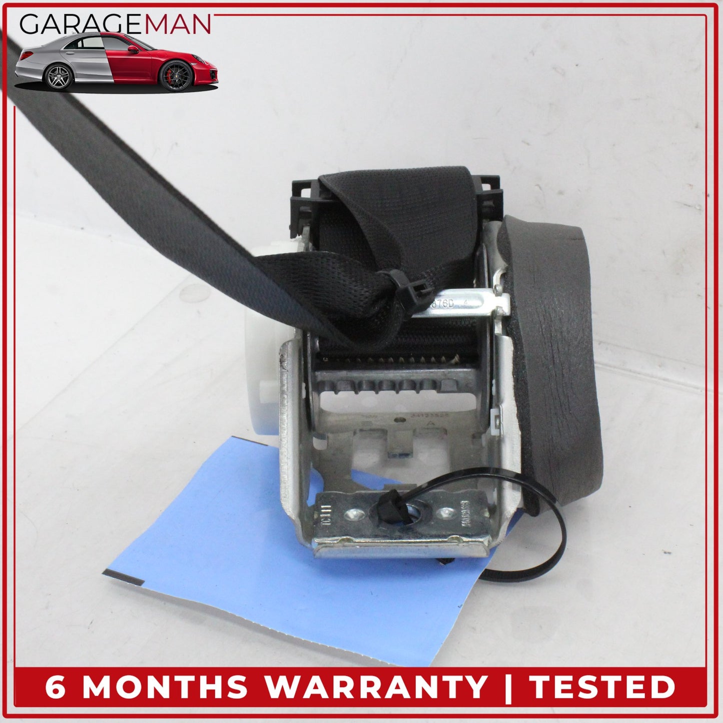 2011-2018 BMW X3 X4 F25 F26 Rear Left Driver Side Seat Belt Black OEM