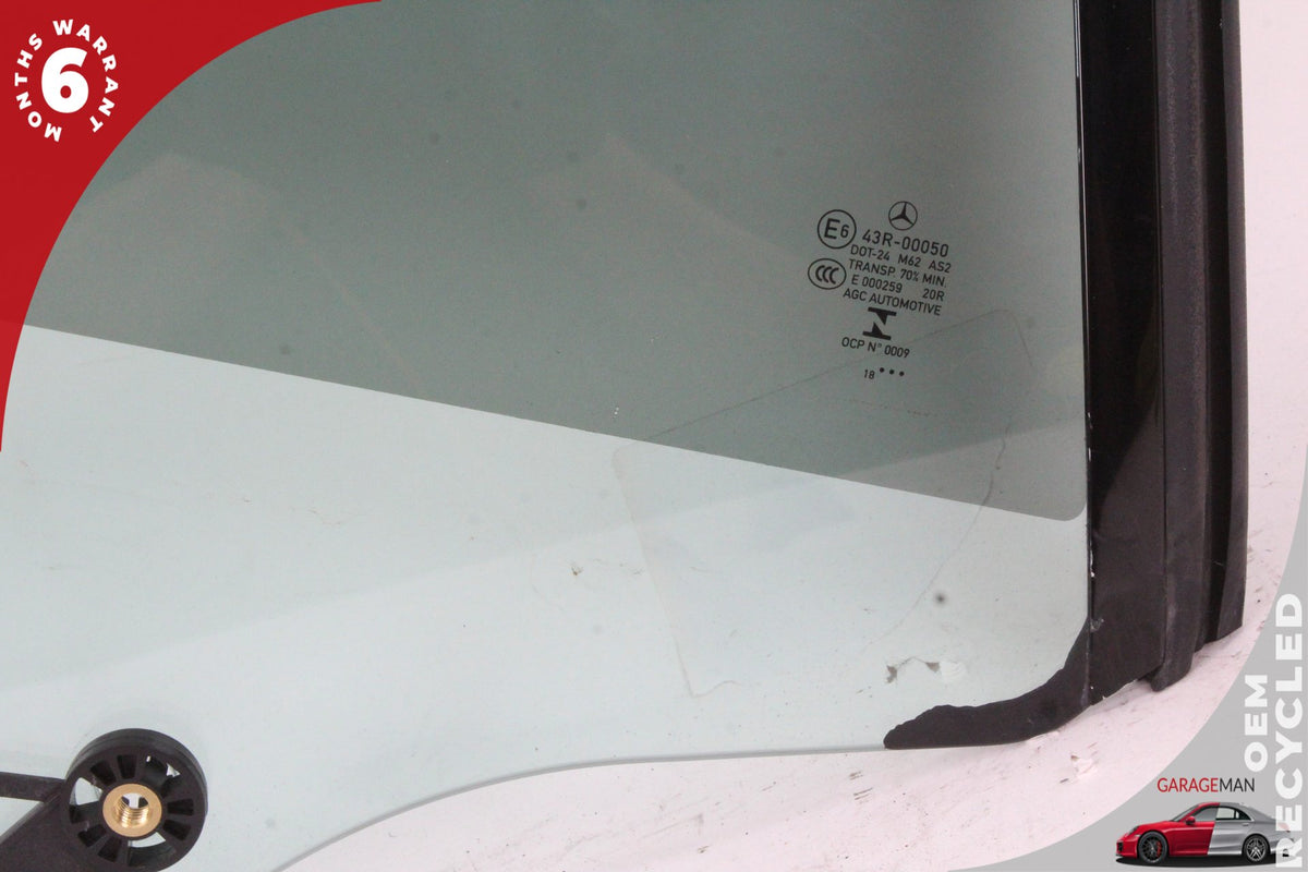 2018-2023 Mercedes W238 E450 E400 Coupe Rear Right Side Window Glass OEM