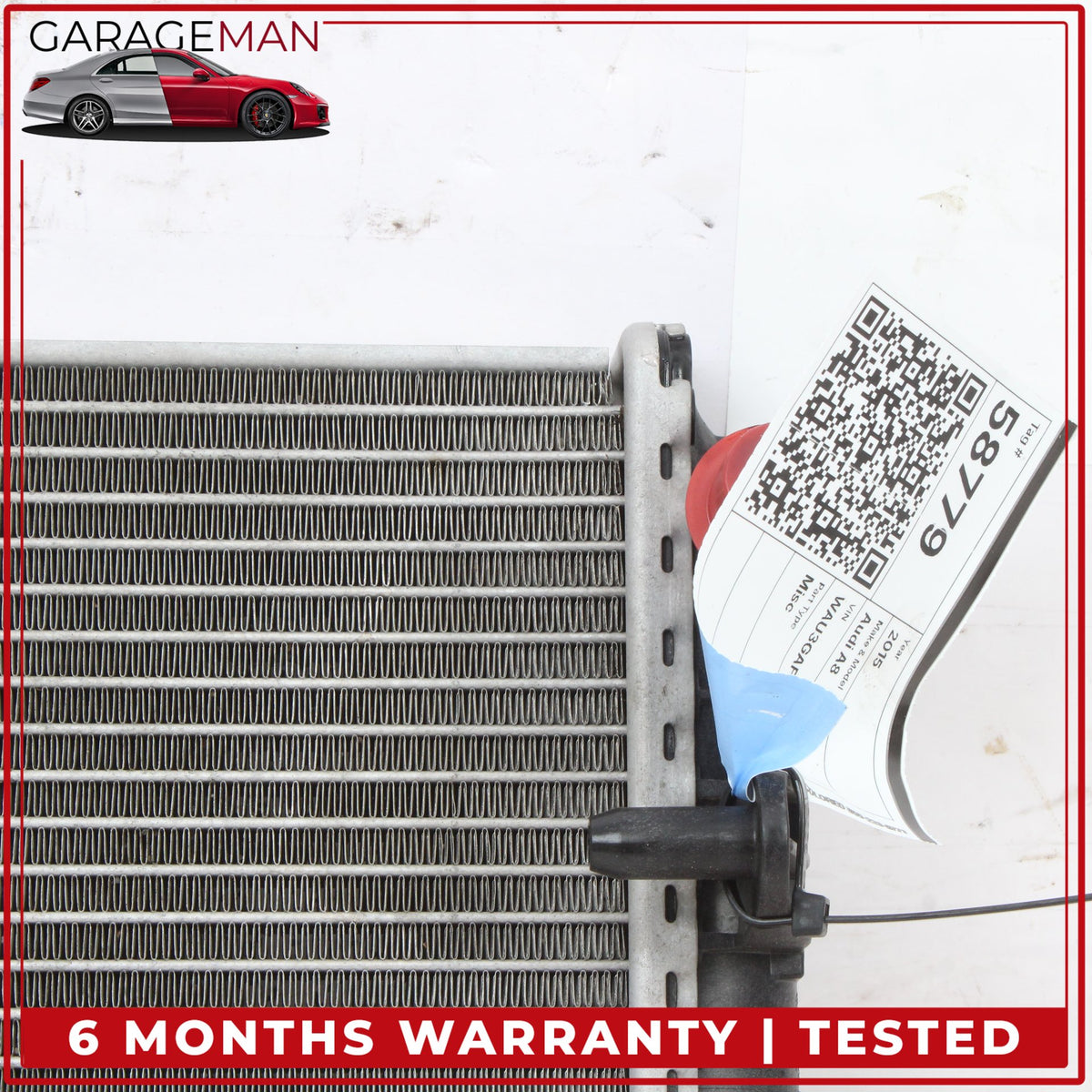 2011-2018 Audi A8 A7 Secondary Aux Auxiliary Cooling Radiator 8K0121212B OEM