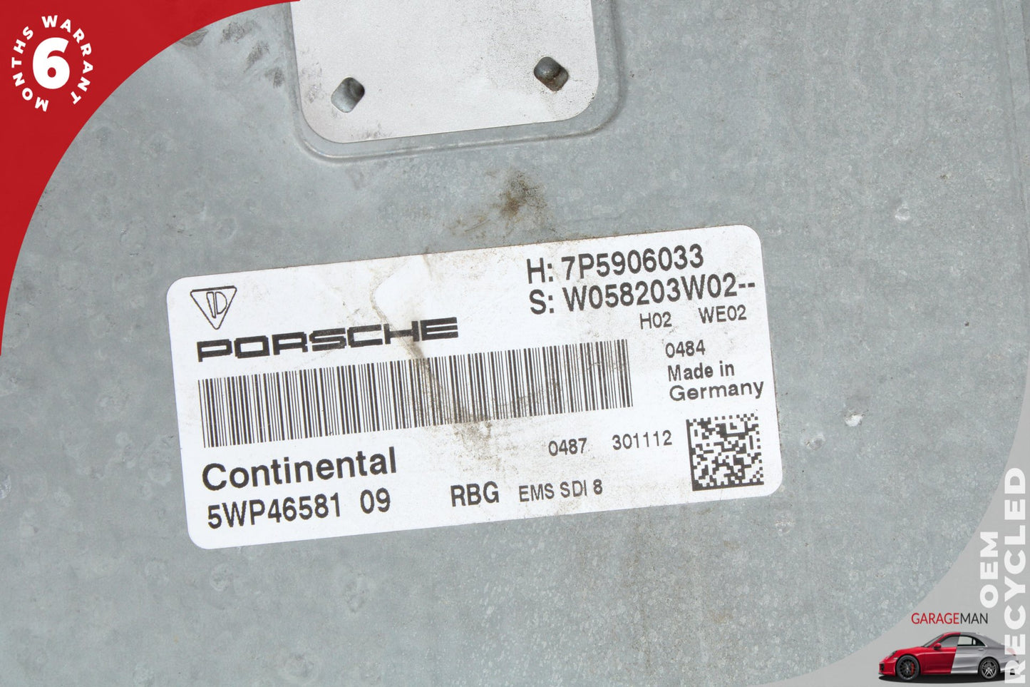 2011-2014 Porsche Cayenne 958 4.8L Engine Computer Control Module 7P5906033 OEM