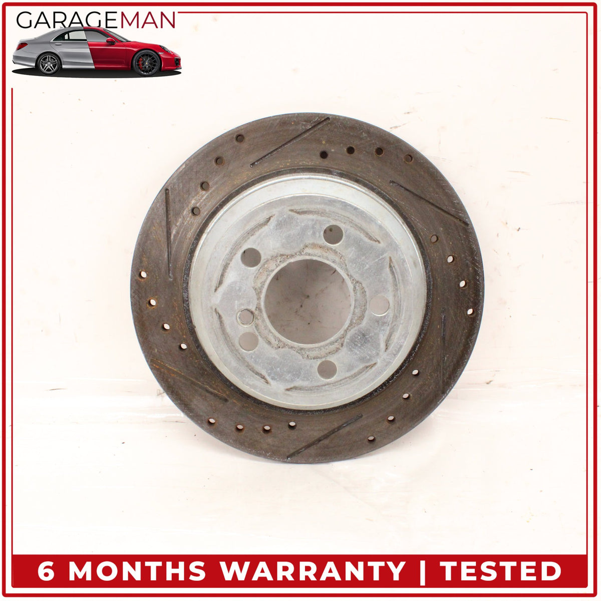 2003-2006 Mercedes R230 SL500 Rear Left and Right Side Brake Rotor Disc Set OEM