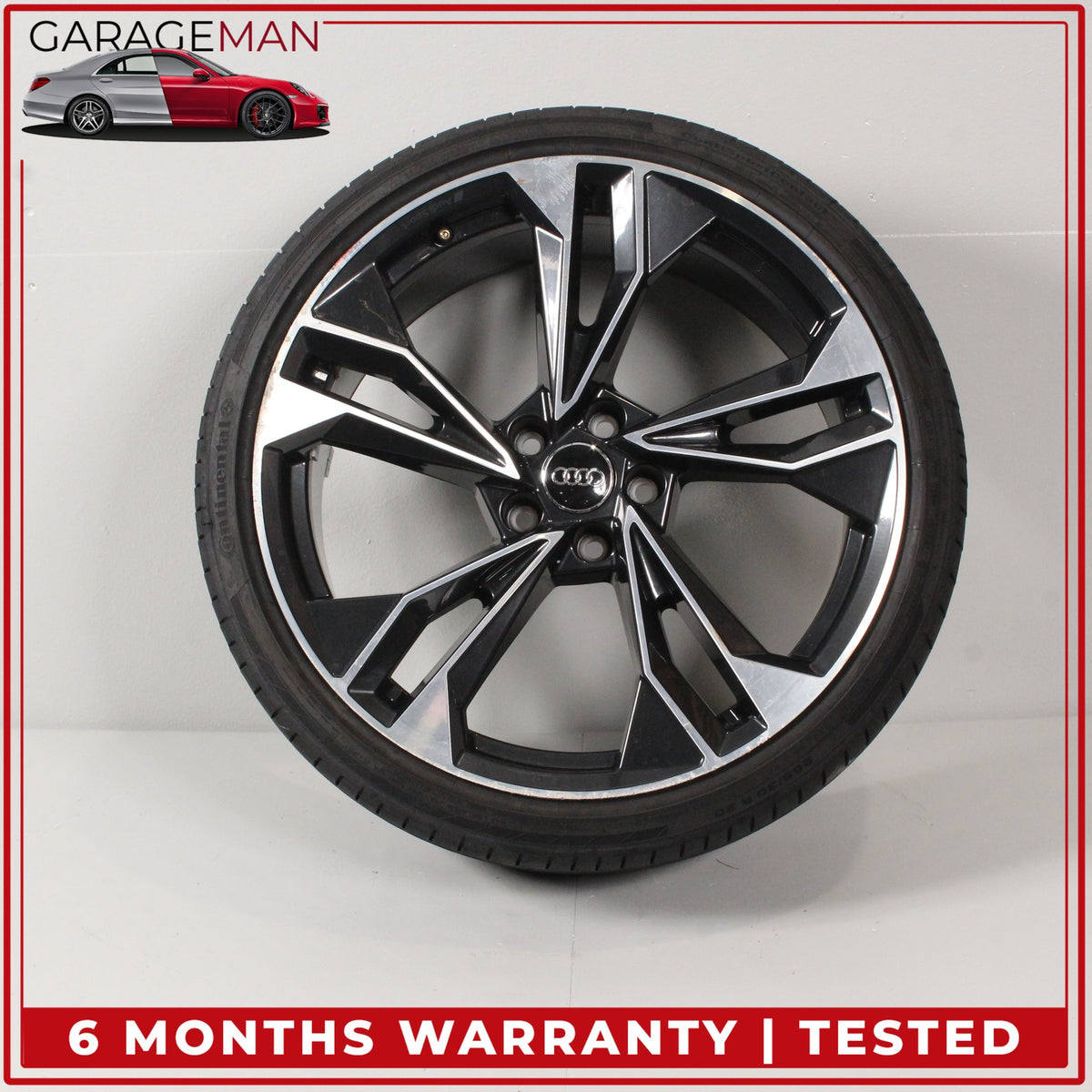 2017-2024 Audi A5 S5 Front or Rear Wheel Rim w/ Continental Tire 9JX20H2ET34 OEM
