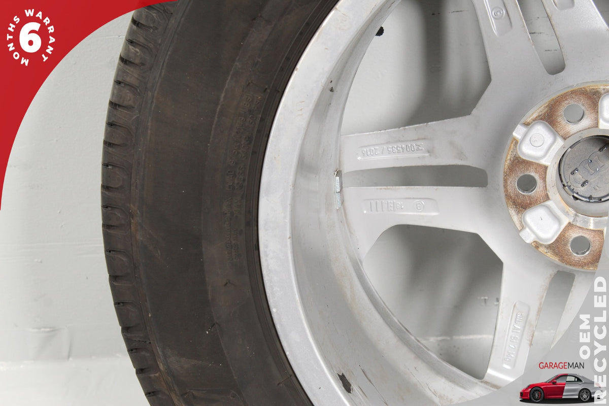 2018-2019 Audi Q5 Wheel Rim w/ Tire Twin 5 Spoke 8.0JX18H2 ET39 80A601025BD OEM