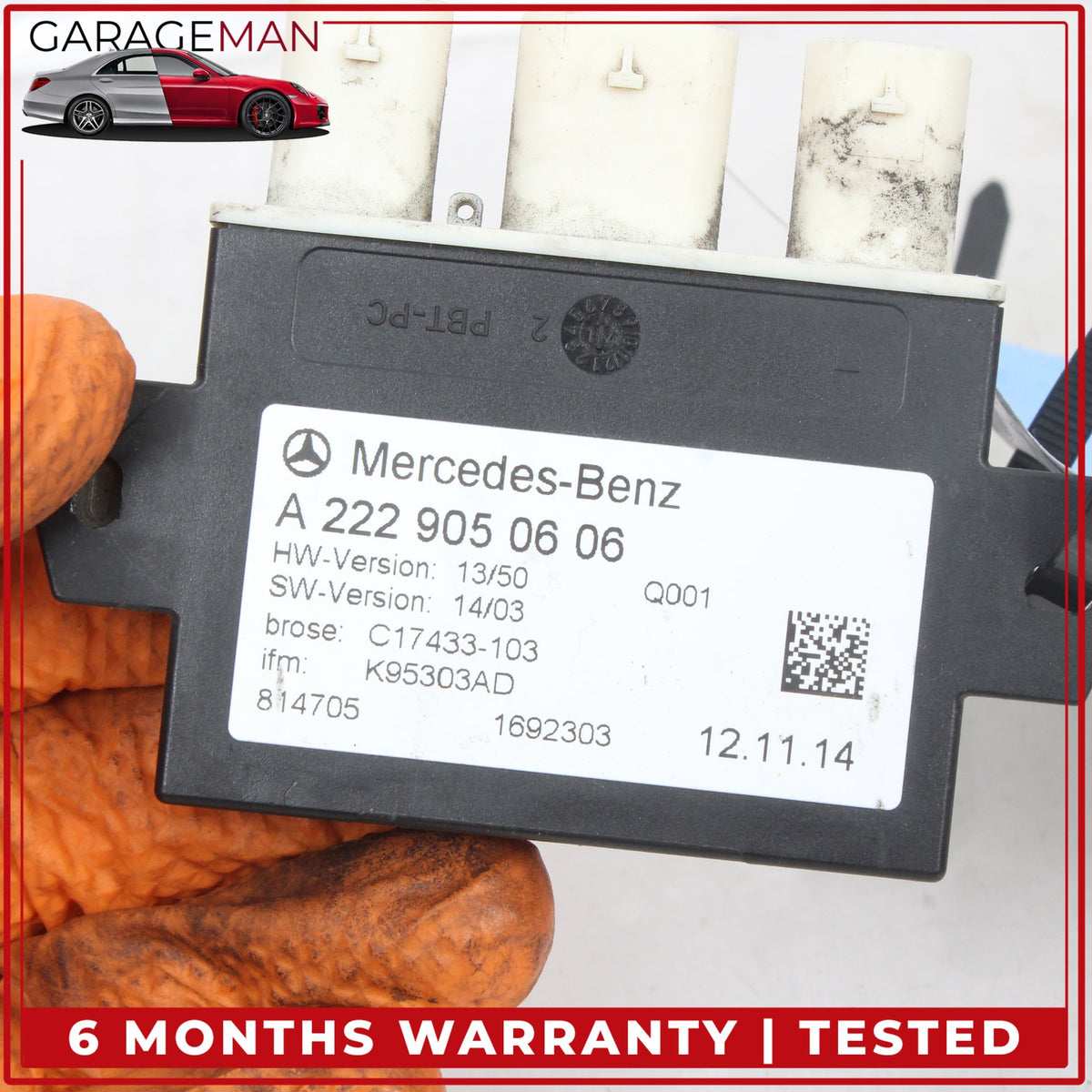 2014-2022 Mercedes W212 E400 Rear Bumper Hands Free Control Module Unit OEM