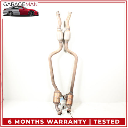 2012-2016 Mercedes W207 E350 RWD Engine Exhaust Downpipe 2124907636 Set OEM