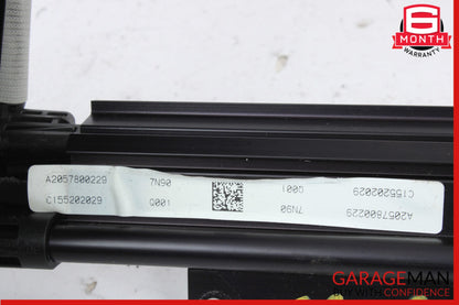 2015-2020 Mercedes W205 C300 C43 AMG Rear Panoramic Sunroof Shade Rail Frame OEM