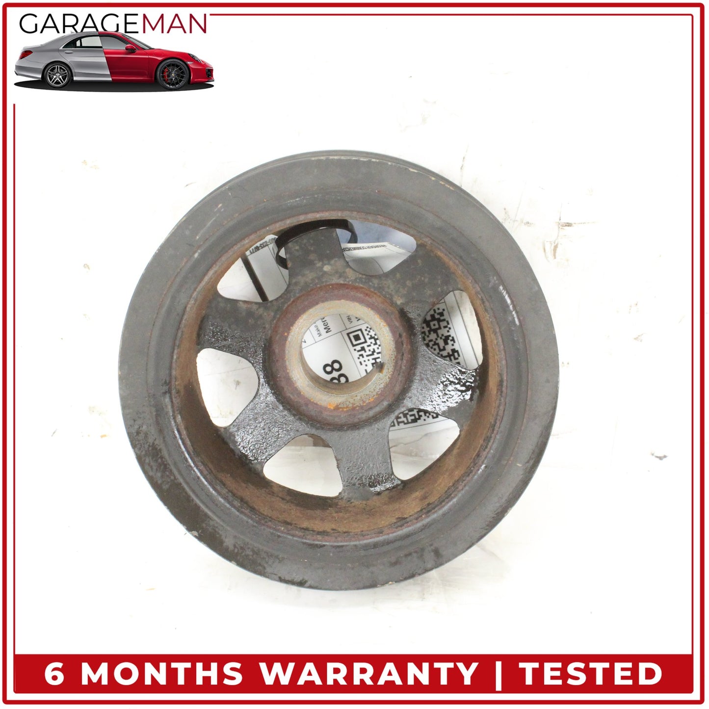 1998-2007 Mercedes W210 E320 Engine Motor Crankshaft Pulley Vibration Damper OEM