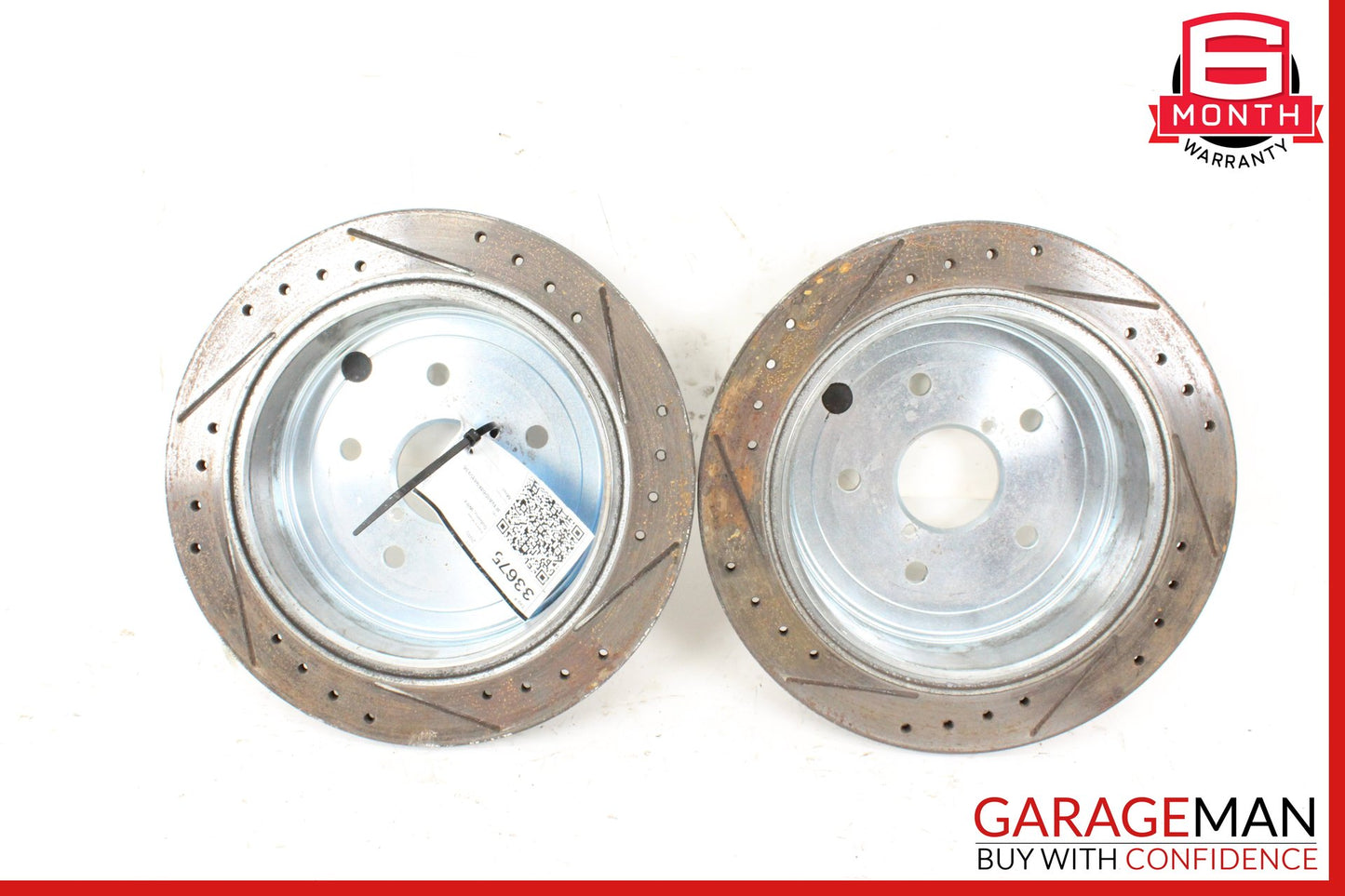2015-2019 Subaru WRX AWD 2.0L Left and Right Side Brake Rotor Disc 26296AG000 OEM