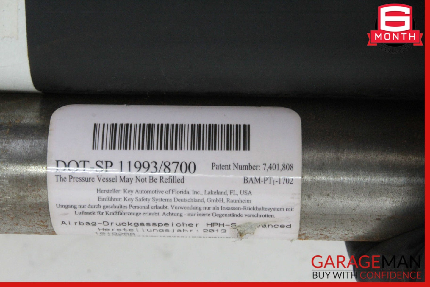 2011-2014 Dodge Charger LD Sedan Left Side Roof Curtain Air Bag OEM