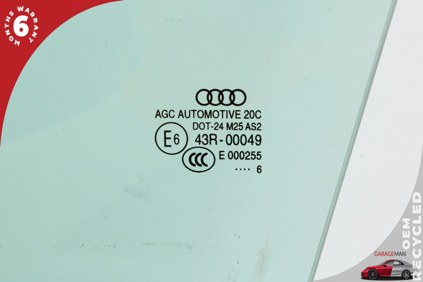 2015-2020 Audi A3 8V Sedan Front Left Driver Side Door Window Glass 43R00049
