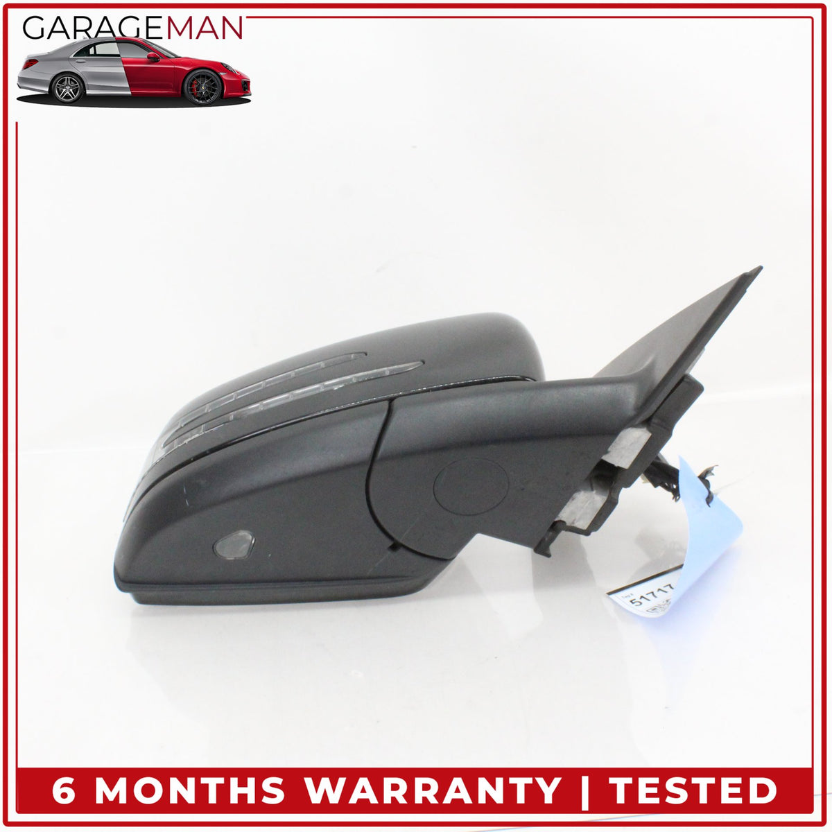 2012-2014 Mercedes W204 C250 W204 Front Right Door Rear View Mirror Black OEM