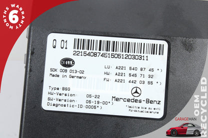 2007-2014 Mercedes W221 S550 Electric Power Supply Control Fuse Box Module OEM