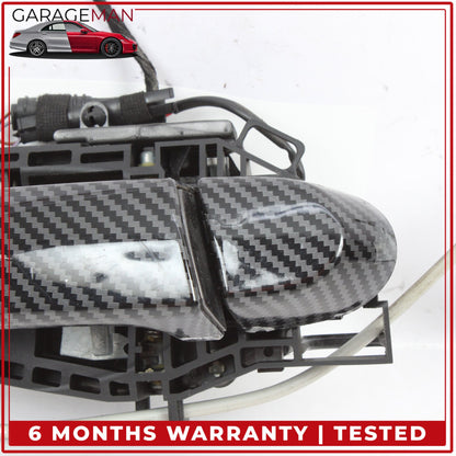 2012-2018 BMW 328i F30 Rear Right Exterior Door Handle Carbon Fiber 7332268 OEM
