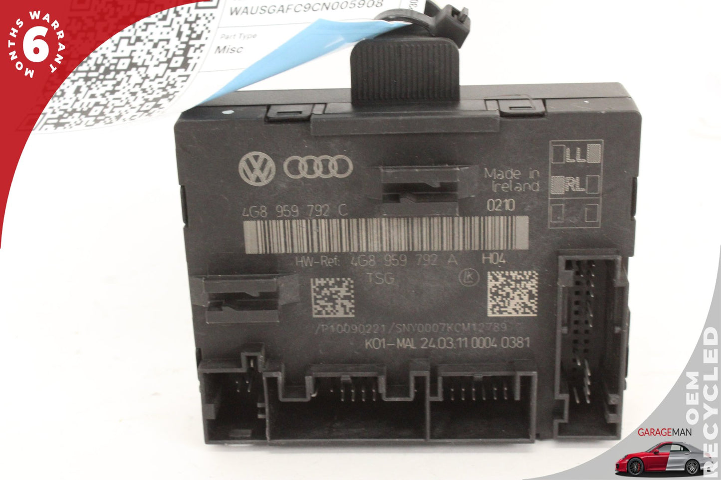 2012-2018 Audi A7 A6 Front Right Side Door Control Module Unit 4G8959792C OEM