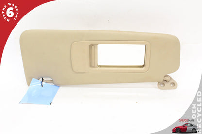 2013-2015 BMW X1 E84 SUV Front Left Driver Side Sun Visor Beige w/ Mirror OEM