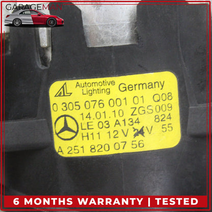 2006-2012 Mercedes W164 ML350 Front Left Driver Side Fog Light 2518200756 OEM