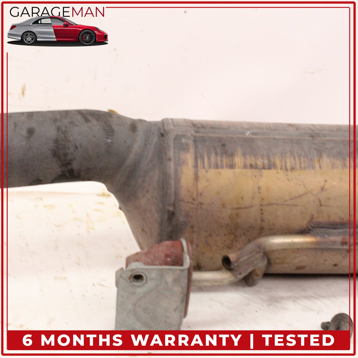 2003-2006 Porsche Cayenne 955 Rear Left Side Engine Exhaust Downpipe OEM