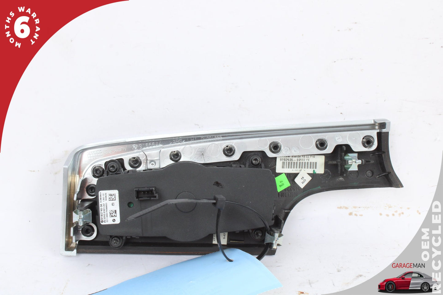 2011-2016 BMW 550i F10 Left Dashboard Headlight Switch w/ Trim