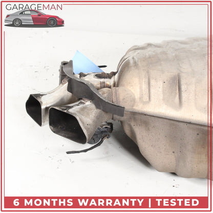 2013-2018 Audi A8 S8 Rear Left Driver Side Exhaust Muffler w/ Tip 4H0253611 OEM