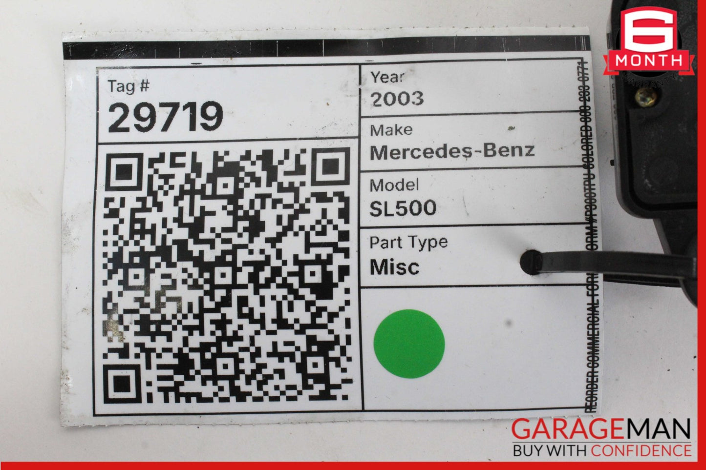 2003-2008 Mercedes SL500 R230 Front Right Seat Adjustment Switch 2308211251