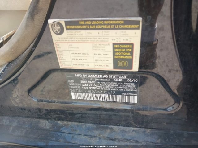 Parting Out- 2010 Mercedes-Benz S550 W221- 239