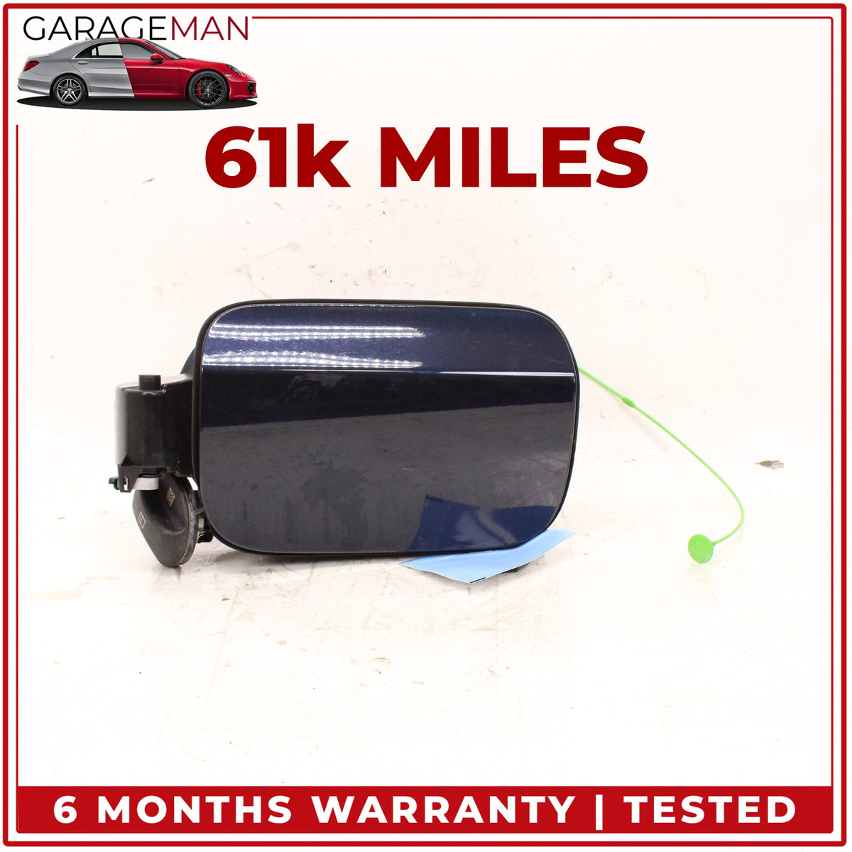 2017-2023 BMW 530e G30 Fuel Door Lid Gas Tank Cover Blue Metallic 7387940 OEM