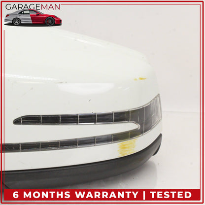 2010-2011 Mercedes W204 C300 Front Left Door Rear View Mirror Calcite White OEM