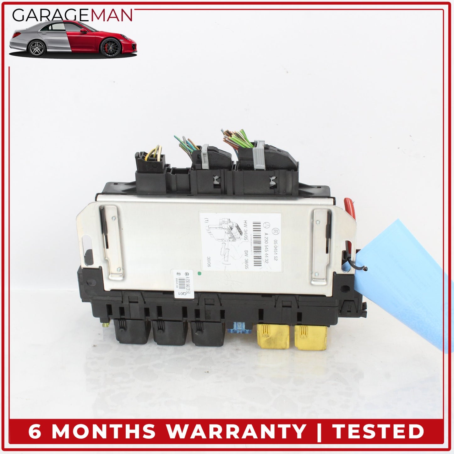 2003-2012 Mercedes R230 SL500 Front Left SAM Fuse Box Module 2305454432 OEM