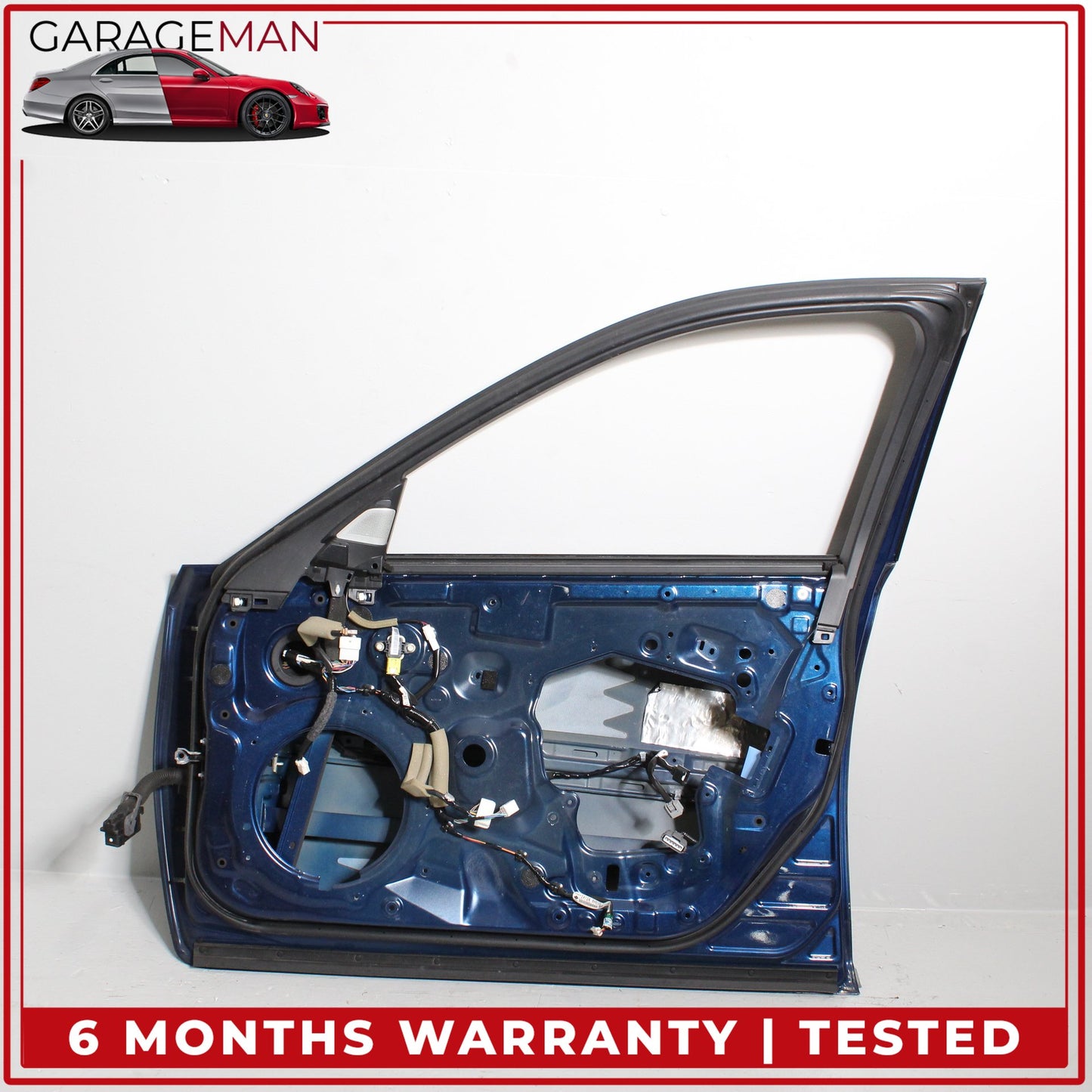 2014-2024 Infiniti Q50 V37 Front Right Side Door Shell Blue H010M4GAMA OEM