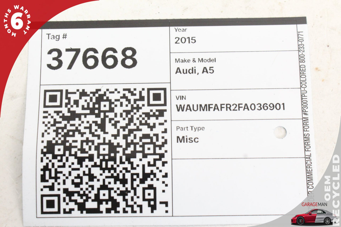 2009-2018 Audi A5 A4 A7 Q5 Gas Accelerator Throttle Pedal 8K1723523A OEM