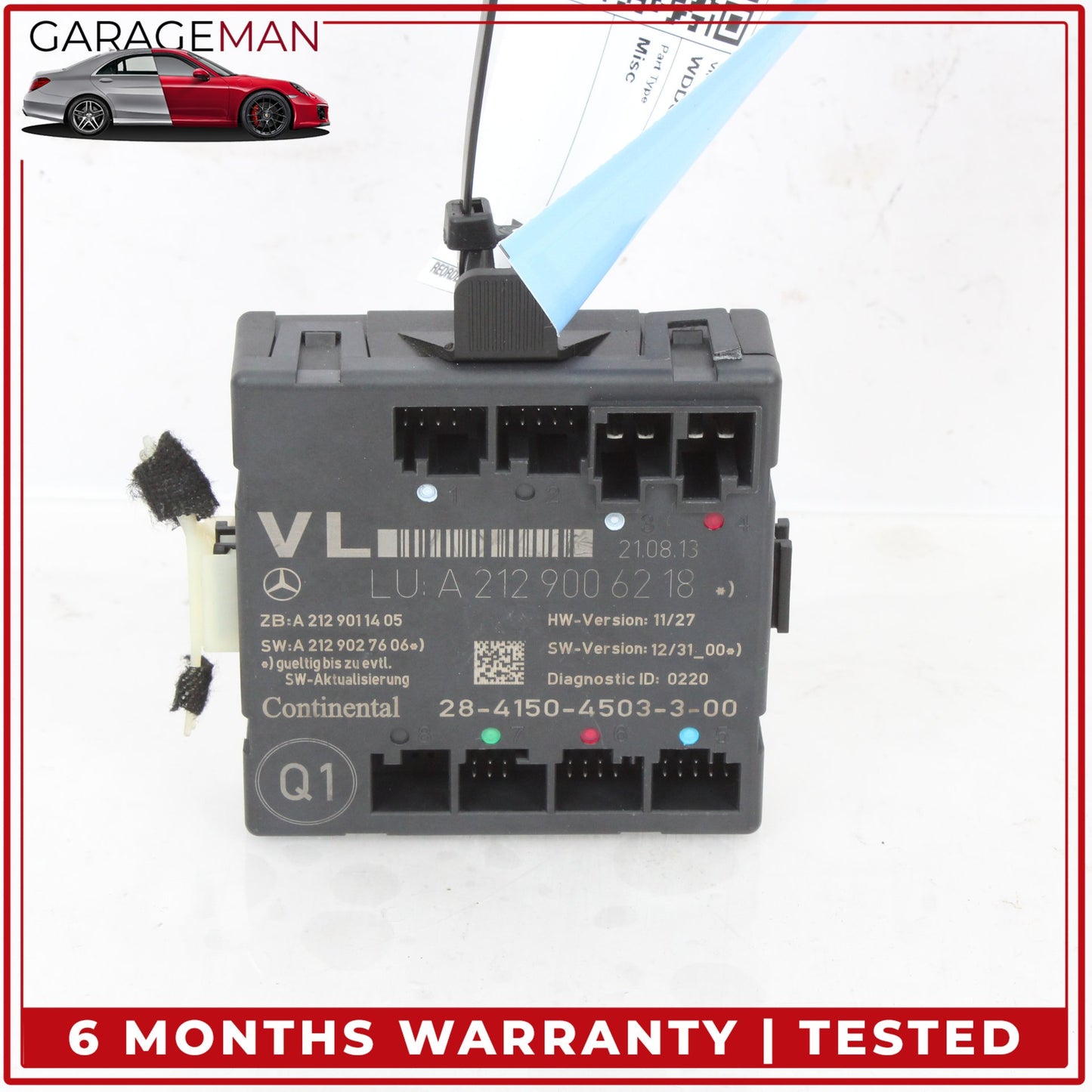 2008-2018 Mercedes W204 C250 Front Left Side Door Control Module 2129006218 OEM