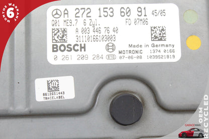 05-12 Mercedes W211 E350 SLK350 M272 ECU Engine Controller Module Unit Flashed