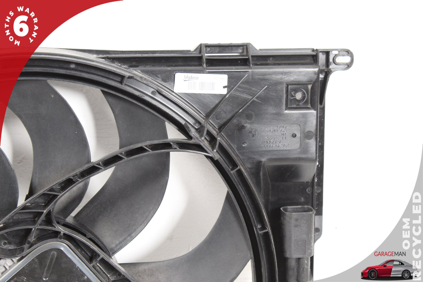 2012-2018 BMW 320i 228i Radiator Cooling Fan w/ Shroud 8641946 OEM