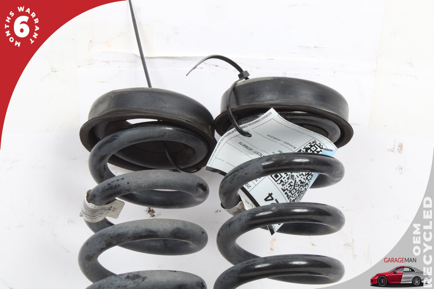 2014-2020 BMW 430i F36 Rear Left and Rear Right Side Coil Spring Set 6860619 OEM