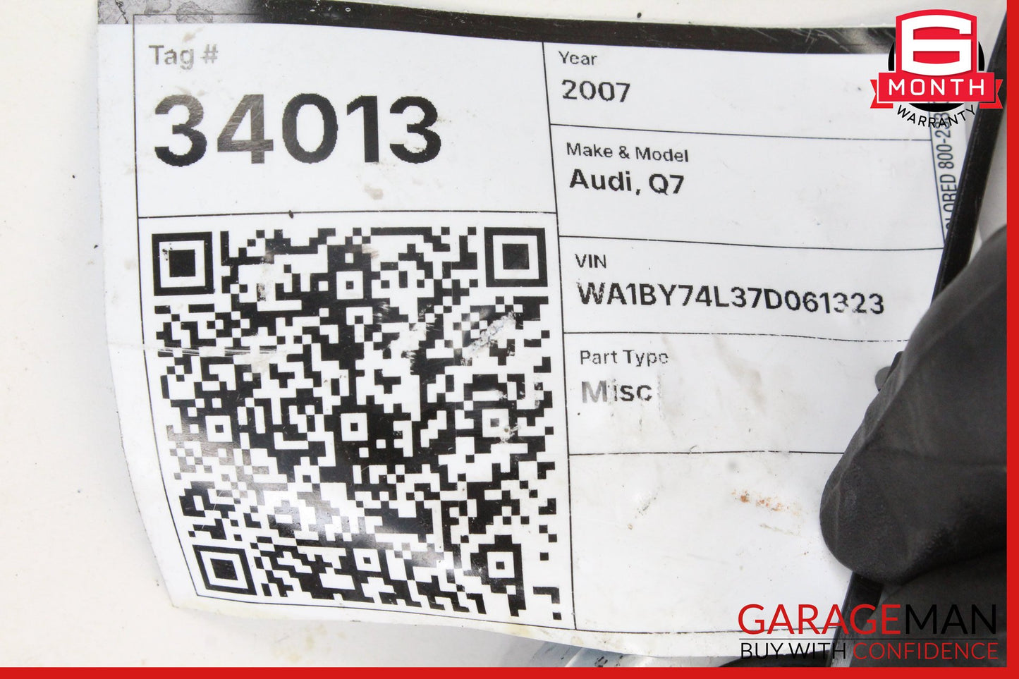 2007-2015 Audi Q7 Rear Right or Rear Left Upper Forward Control Arm OEM