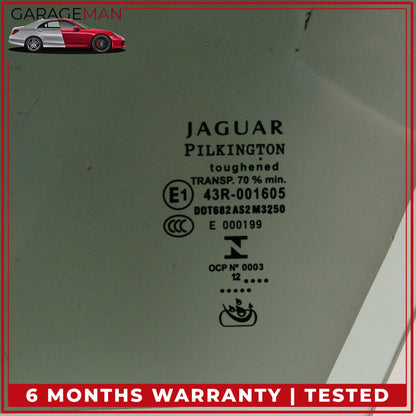 2009-2015 Jaguar X250 XF XFR XFR-S Front Left Driver Side Door Window Glass OEM