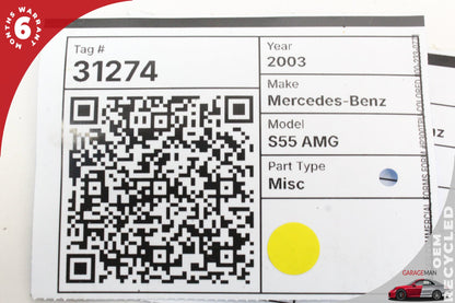 2000-2006 Mercedes W220 S55 AMG Airbag Air Bag Sensor Module 2208203085 OEM