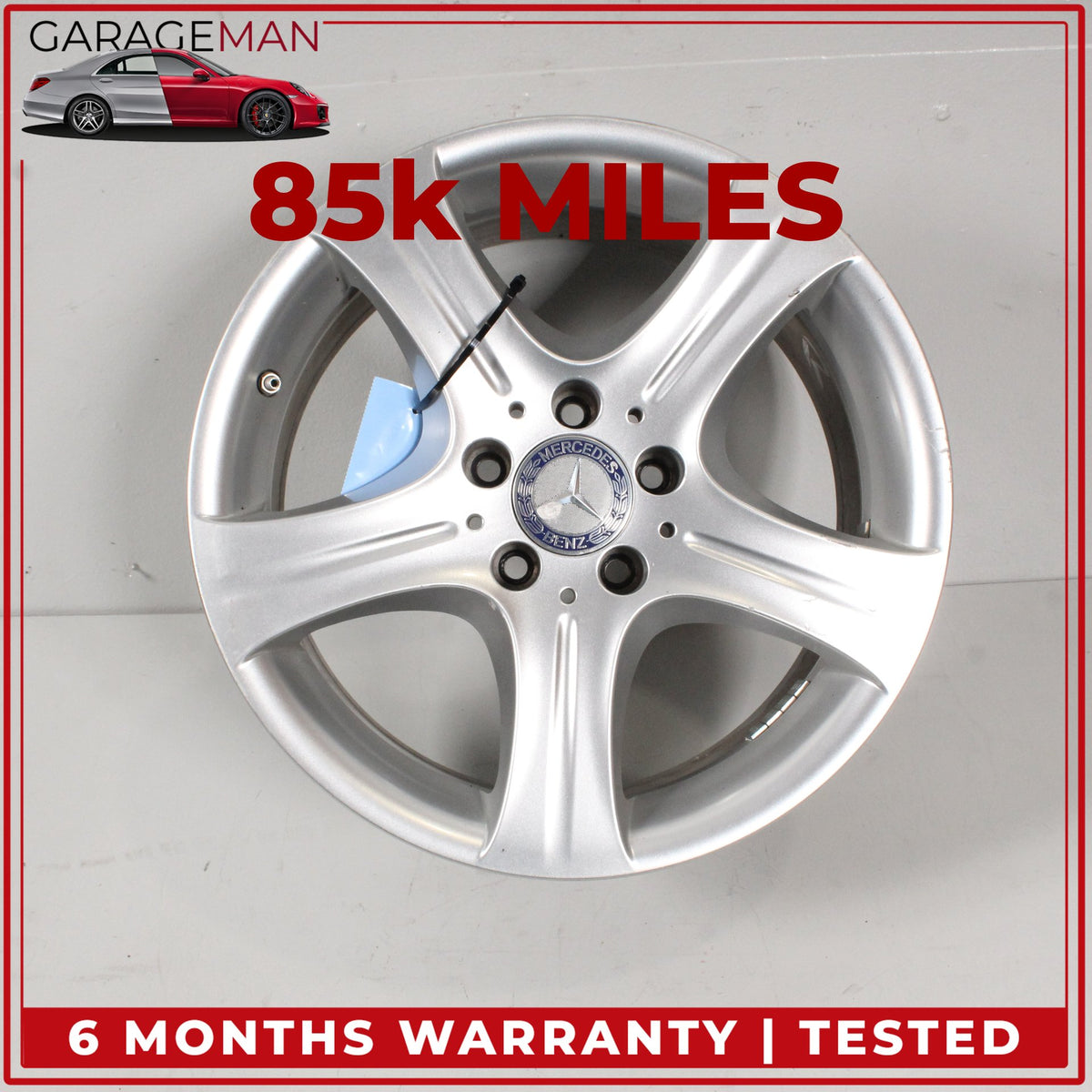 2014-2016 Mercedes W212 E350 E550 8.5 x 17 17'' Wheel Rim 2124015902 OEM