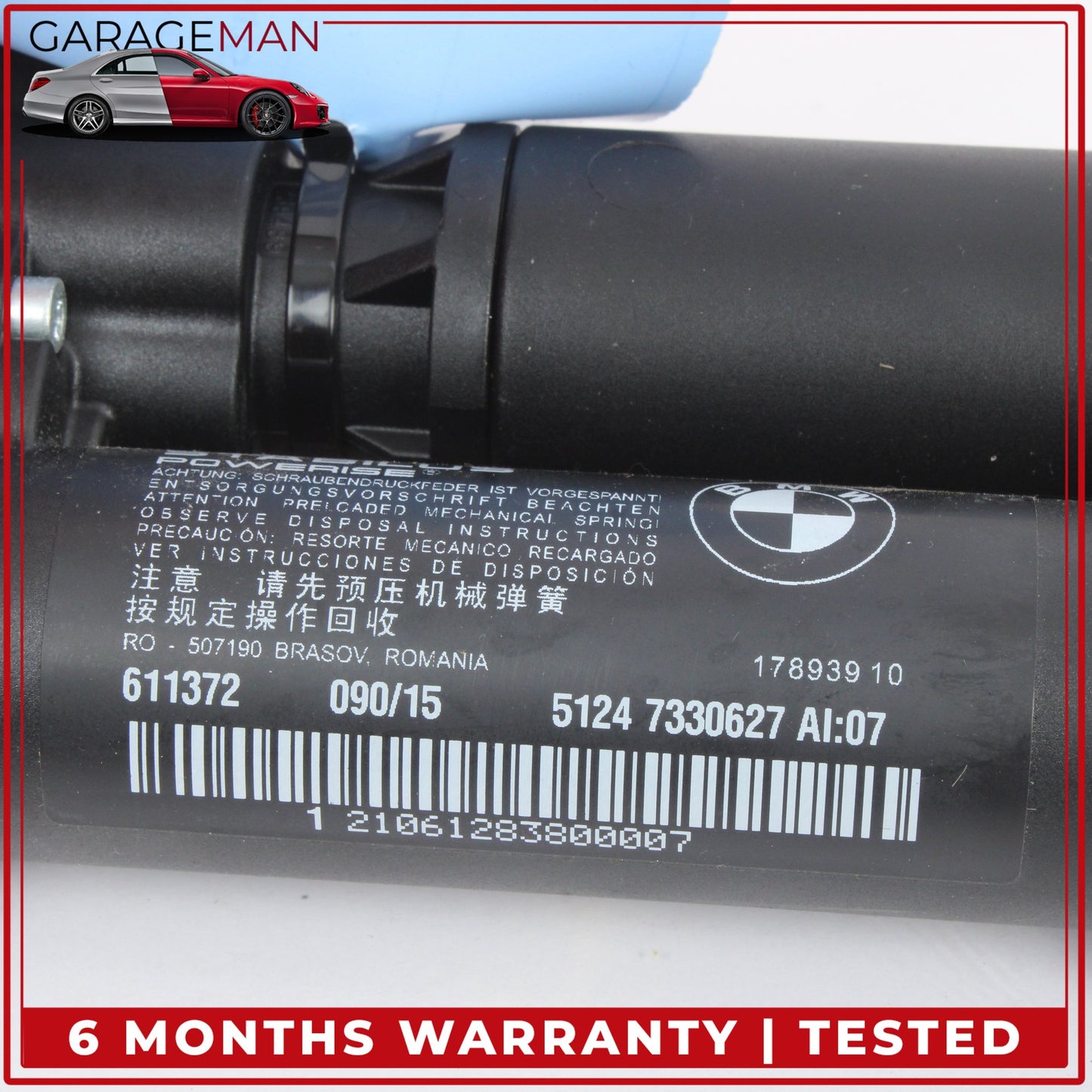 2015-2020 BMW 428i F36 Rear Left Trunk Tailgate Lift Support Strut 7330627 OEM