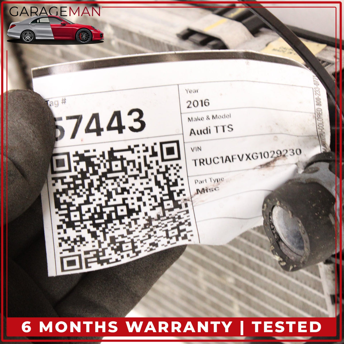 2015-2024 Audi TTS 8S Engine Coolant AUX Auxiliary Radiator 5Q0121251HA OEM